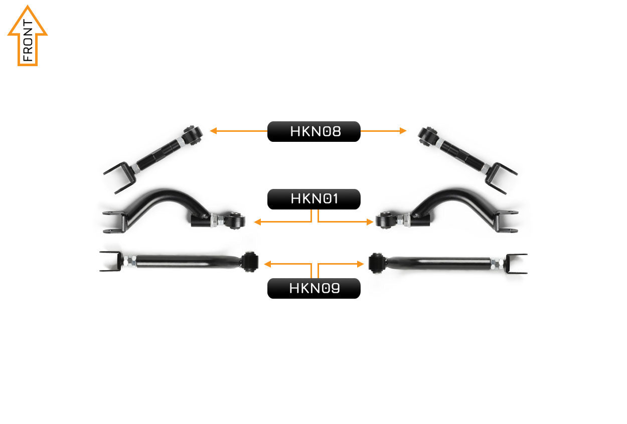 V2 Essentials Arm Kit - Nissan Silvia S13 (Rear)