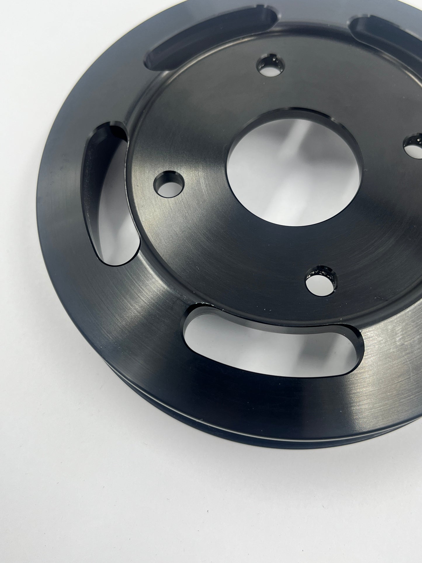 Scratch&Dent Billet Underdrive Water Pump Pulley for Nissan RB Engines - Black 126mm