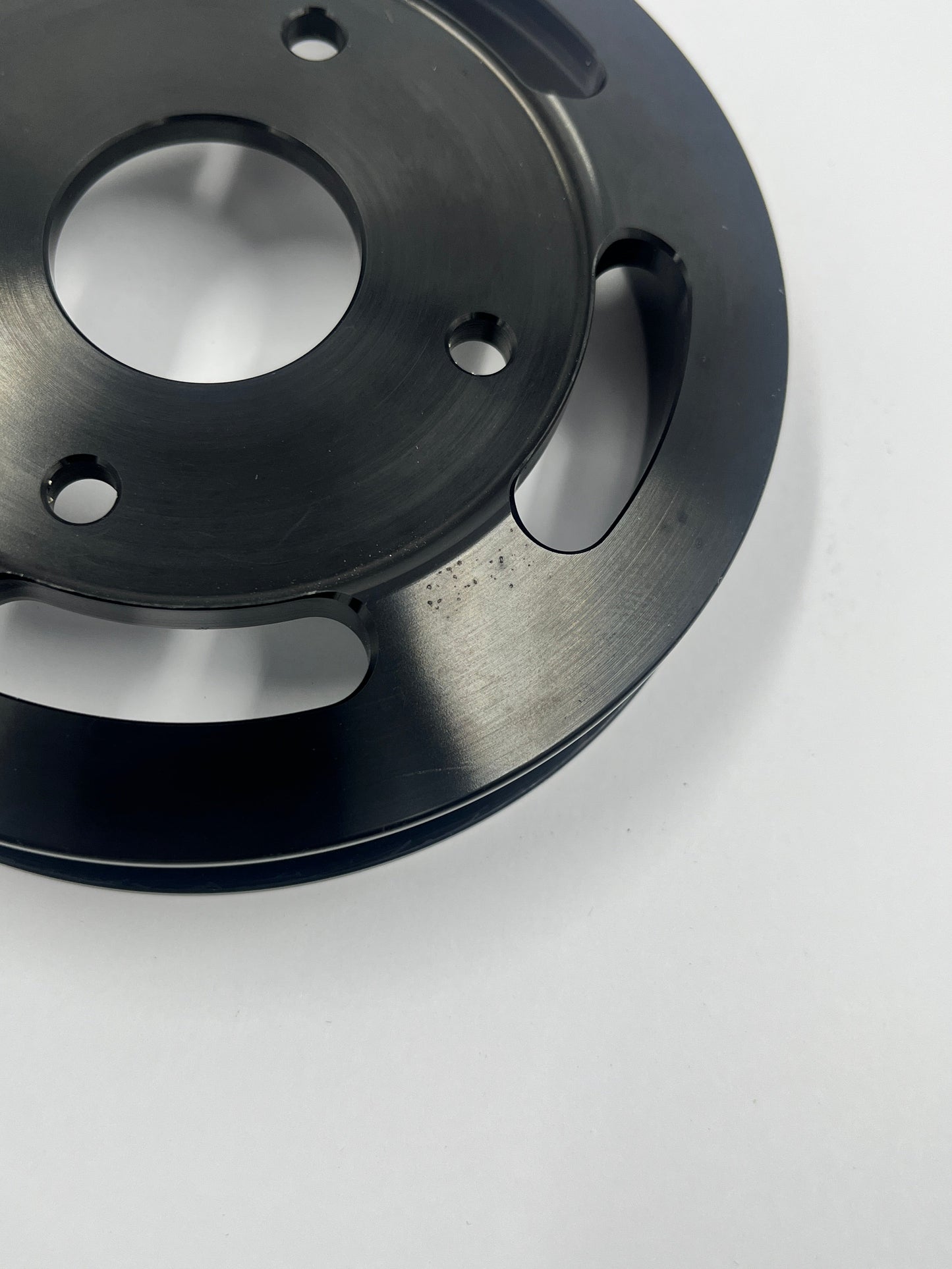 Scratch&Dent Billet Underdrive Water Pump Pulley for Nissan RB Engines - Black 126mm